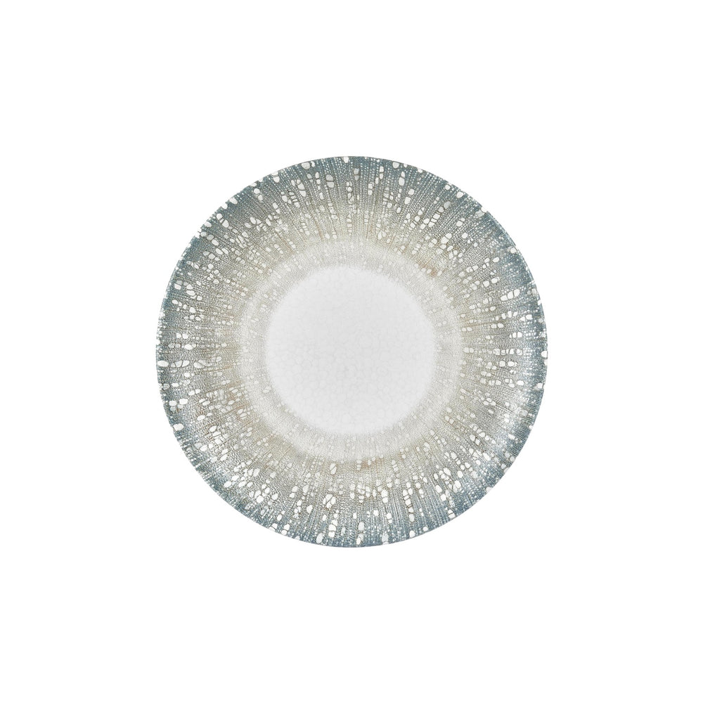 Vista dia.11.75" Round Green Vitrified Plate