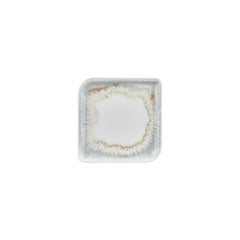 Wave 7.5" x 7.5" Square Blue Vitrified Plate