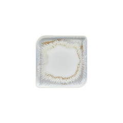 Wave 8.75" x 8.75" Square Blue Vitrified Plate