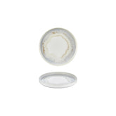 Wave dia.6.25" Round Blue Vitrified Plate