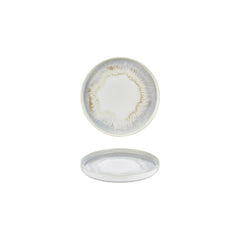 Wave dia.6.25" Round Blue Vitrified Plate