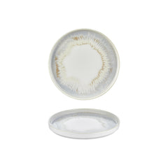 Wave dia.9" Round Blue Vitrified Plate