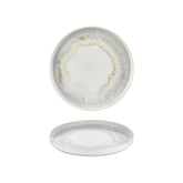 Wave dia.9.75" Round Blue Vitrified Plate