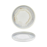 Wave dia.10.75" Round Blue Vitrified Plate