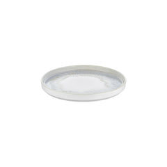 Wave dia.10.75" Round Blue Vitrified Plate
