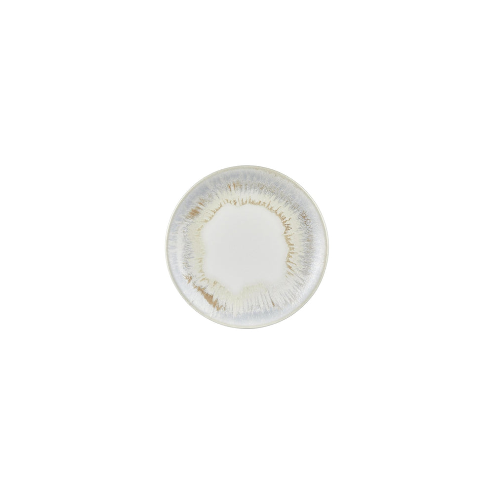 Wave dia.6.75" Round Blue Vitrified Plate