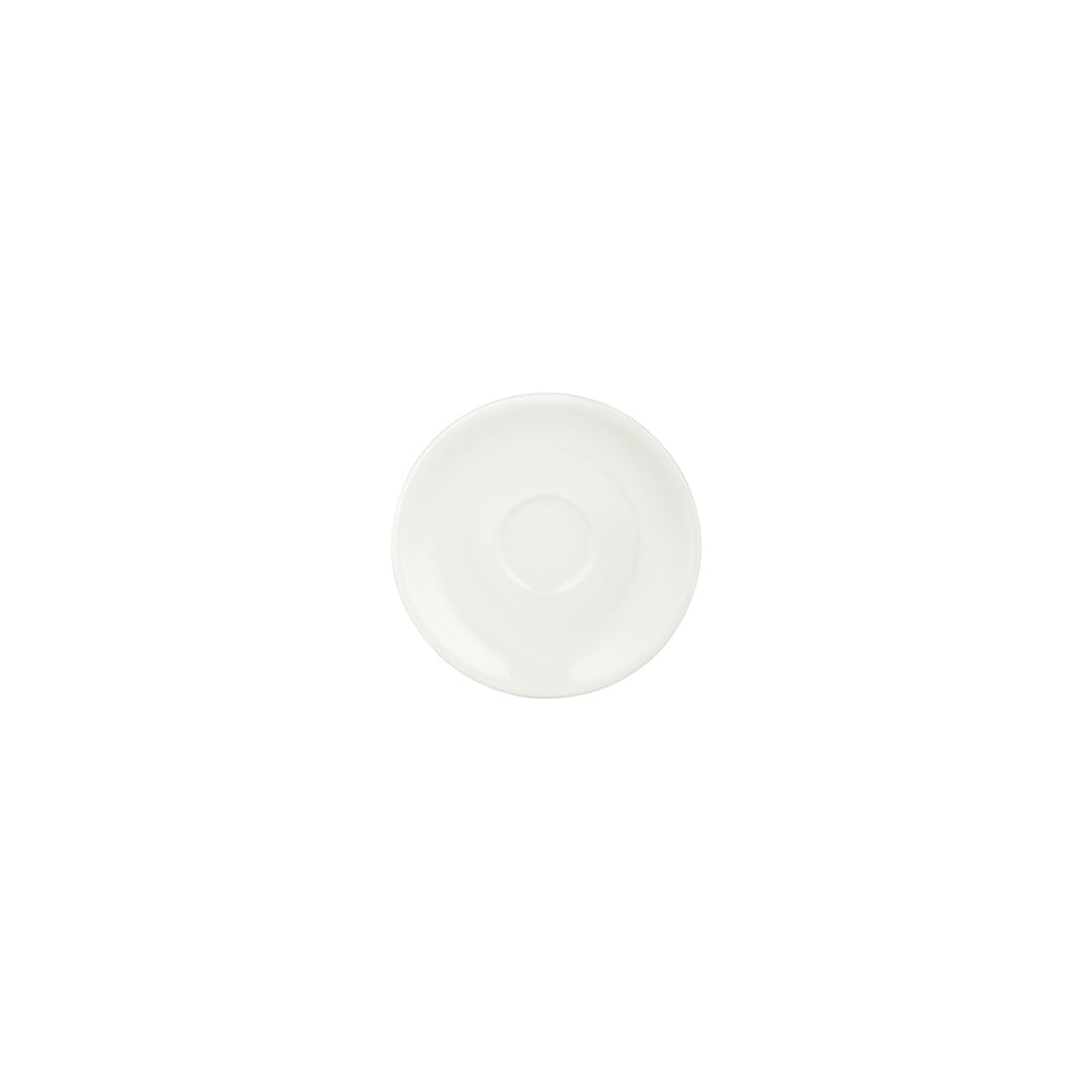 Gourmet dia.6" Round Warm White Vitrified Saucer