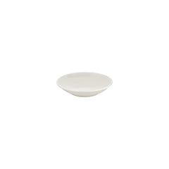 Gourmet dia.3.5" h:0.75" 2 oz. Round Warm White Vitrified Deep Plate