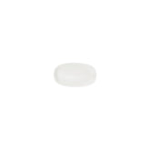 Gourmet 6" x 3.5" x h:0.75" Oval Warm White Vitrified Platter