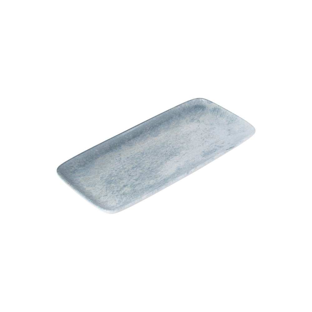 Artemis 13.25" x 6.25" x h:0.75" Rectangular Decorated Vitrified Platter