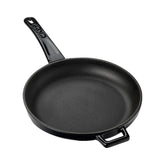 Turgla Cast Iron dia.7.75" h:1" Round Black Cast Iron Pan