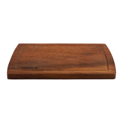 Turgla Wood 15" x 9" Rectangular Brown Wood Serving
