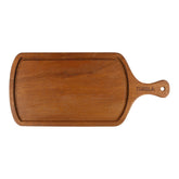 Turgla Wood 19" x 9" Rectangular Brown Wood Serving