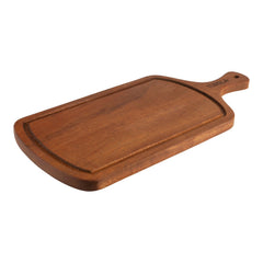 Turgla Wood 19" x 9" Rectangular Brown Wood Serving