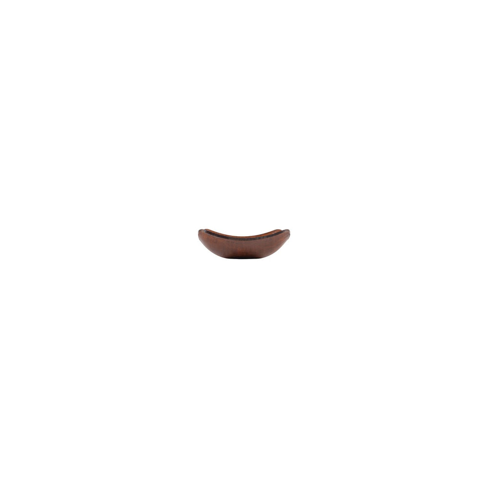 Turgla EcoGrain 4.75" x 4.75" x h:1.5" 7 oz. Square Brown Composite Bowl