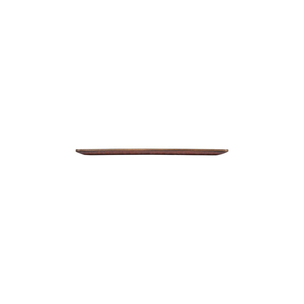 Turgla EcoGrain 12.75" x 7" Rectangular Brown Composite Plate