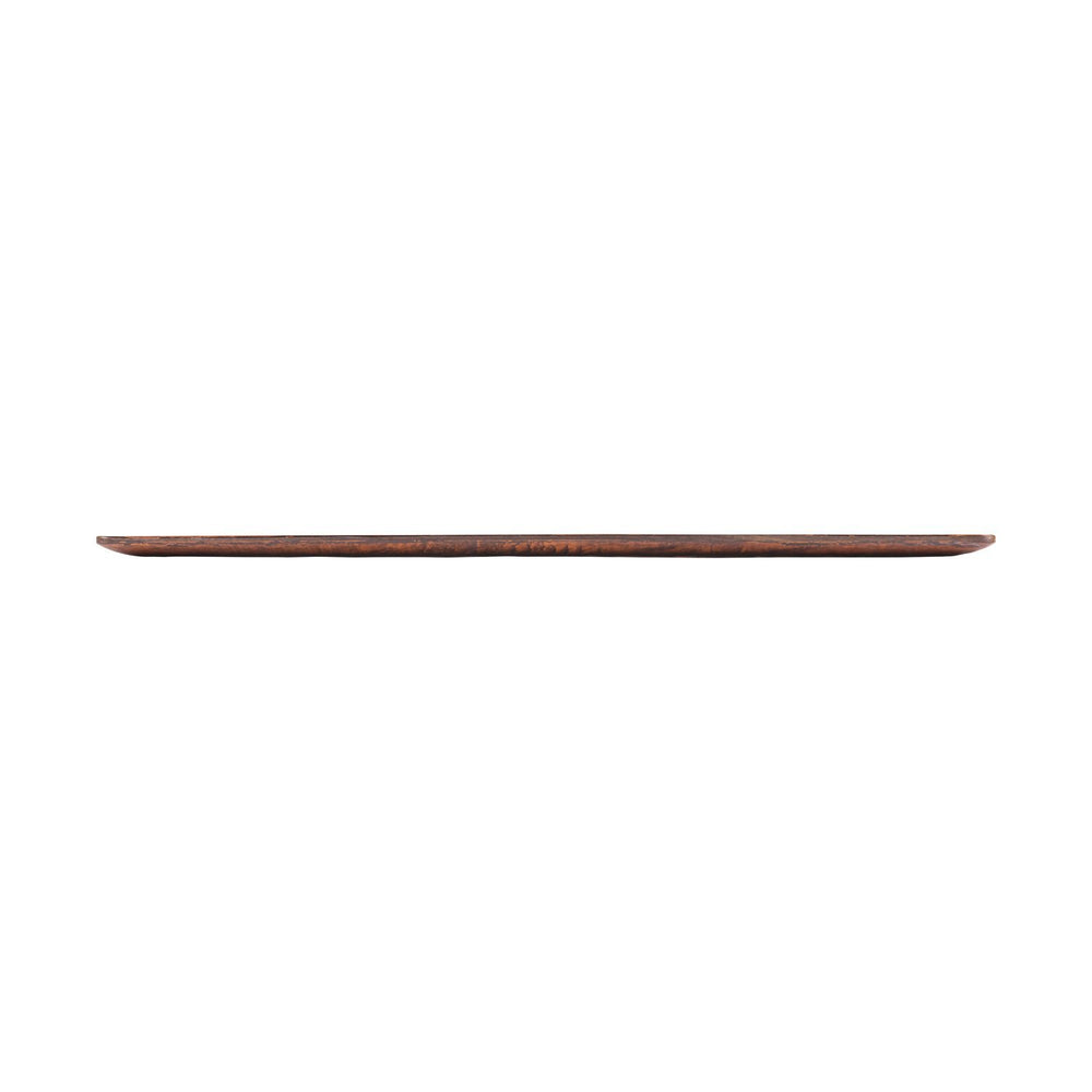 Turgla EcoGrain 20.75" x 6.25" x h:0.5" Rectangular Brown Composite Platter