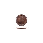 Turgla EcoGrain dia.6.75" Round Brown Composite Plate