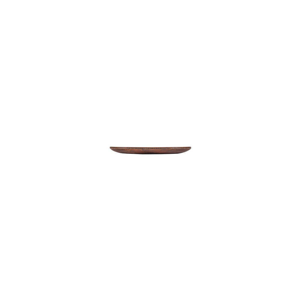 Turgla EcoGrain dia.6.75" Round Brown Composite Plate