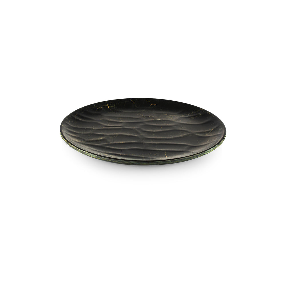 Turgla EcoGrain dia.9.75" Round Black Composite Plate