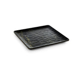 Turgla EcoGrain 7" x 7" Square Black Composite Plate