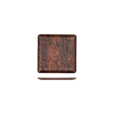 Turgla EcoGrain 8.75" x 8.75" Square Brown Composite Plate