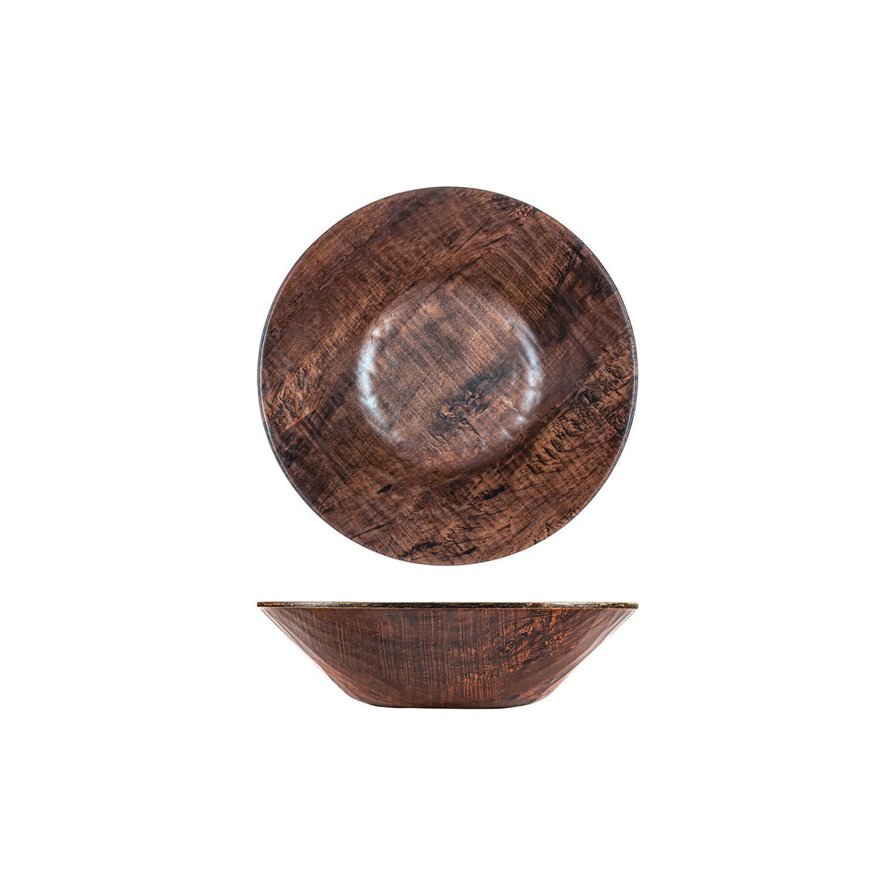Turgla EcoGrain dia.10.5" h:3" 2.35 qt. Round Brown Composite Bowl