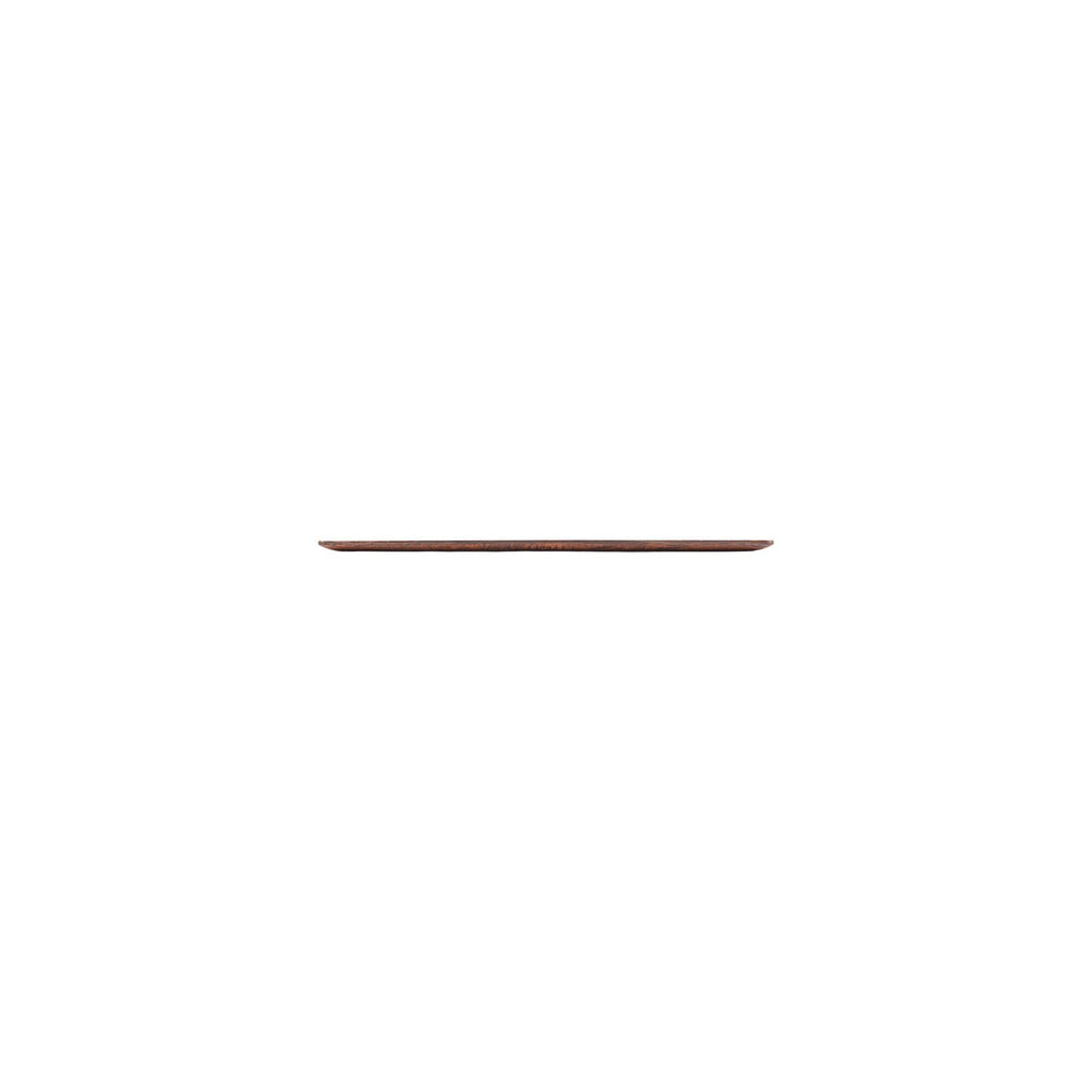 Turgla EcoGrain 10.5" x 6.5" Rectangular Brown Composite Plate