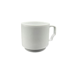 Delta dia.3.25" h:3" 10 oz. Round White Porcelain Mug