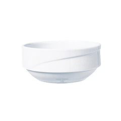 X-tanbul dia.4" h:1.75" 8 oz. Round White Porcelain Bowl