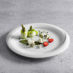X-tanbul dia.10.5" Round White Porcelain Plate