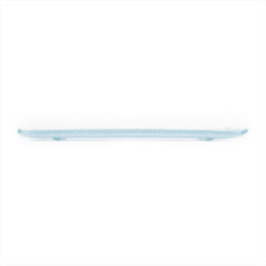 Turgla Fusion Glass 13.75" x 5" x h:0.5" Rectangular Blue Glass Platter