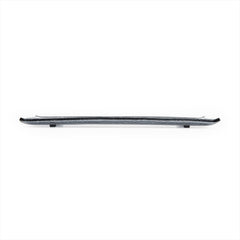 Turgla Fusion Glass 13.75" x 5" x h:0.5" Rectangular Charcoal Glass Platter