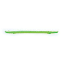 Turgla Fusion Glass 13.75" x 5" x h:0.5" Rectangular Green Glass Platter