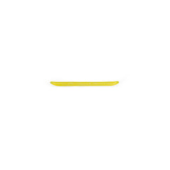 Turgla Fusion Glass 8.5" x 5.75" Rectangular Yellow Glass Plate