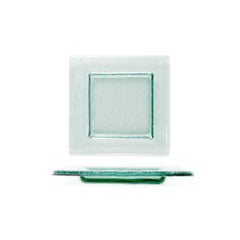 Turgla Fusion Glass 6" x 6" Square Clear Glass Plate