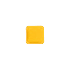 Turgla Fusion Glass 5.75" x 5.75" Square Turmeric Glass Plate