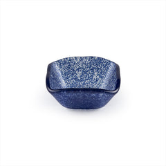 Turgla Fusion Glass 2.25" x 2.25" x h:1.5" 2 oz. Square Blue Glass Ramekin