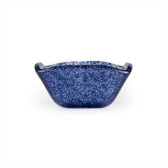 Turgla Fusion Glass 2.25" x 2.25" x h:1.5" 2 oz. Square Blue Glass Ramekin