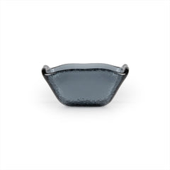 Turgla Fusion Glass 2.25" x 2.25" x h:1.5" 2 oz. Square Charcoal Glass Ramekin