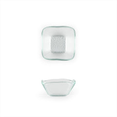 Turgla Fusion Glass 2.25" x 2.25" x h:1.5" 2 oz. Square Clear Glass Ramekin