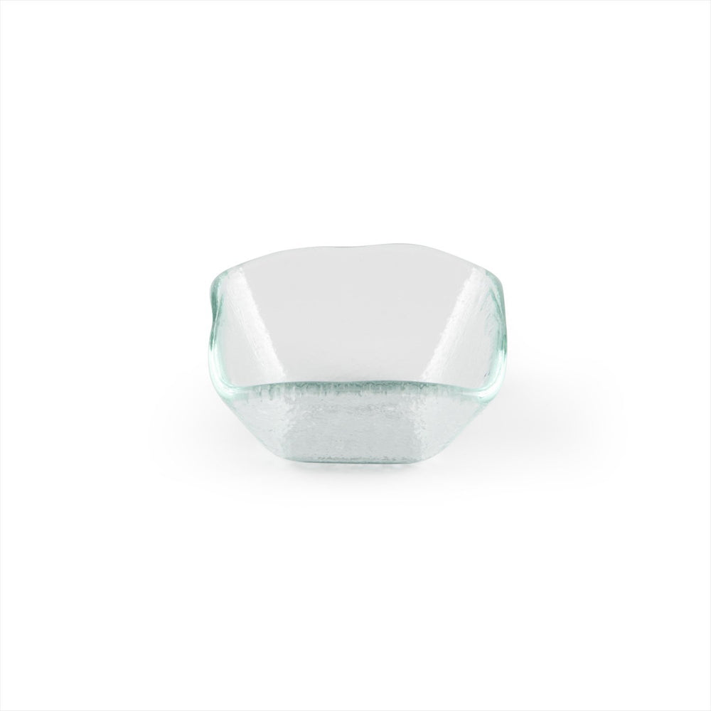 Turgla Fusion Glass 2.25" x 2.25" x h:1.5" 2 oz. Square Clear Glass Ramekin