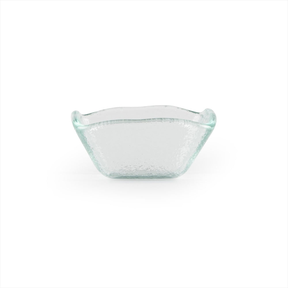 Turgla Fusion Glass 2.25" x 2.25" x h:1.5" 2 oz. Square Clear Glass Ramekin