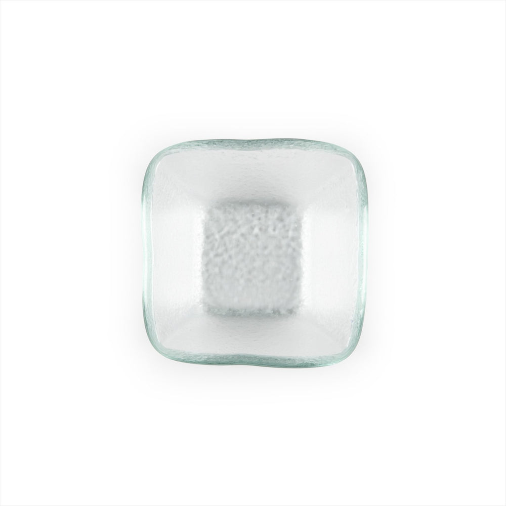 Turgla Fusion Glass 2.25" x 2.25" x h:1.5" 2 oz. Square Clear Glass Ramekin