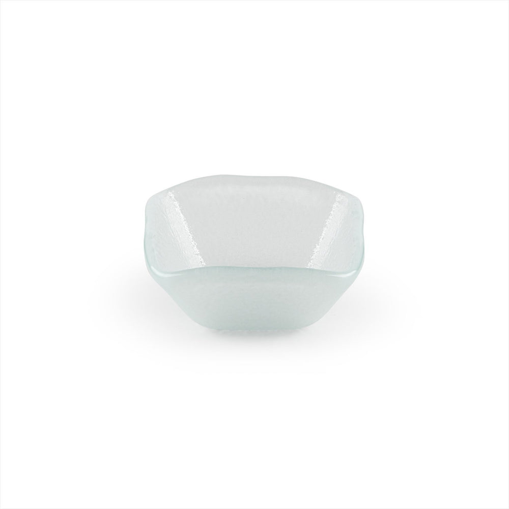 Turgla Fusion Glass 2.25" x 2.25" x h:1.5" 2 oz. Square Frosted Glass Ramekin
