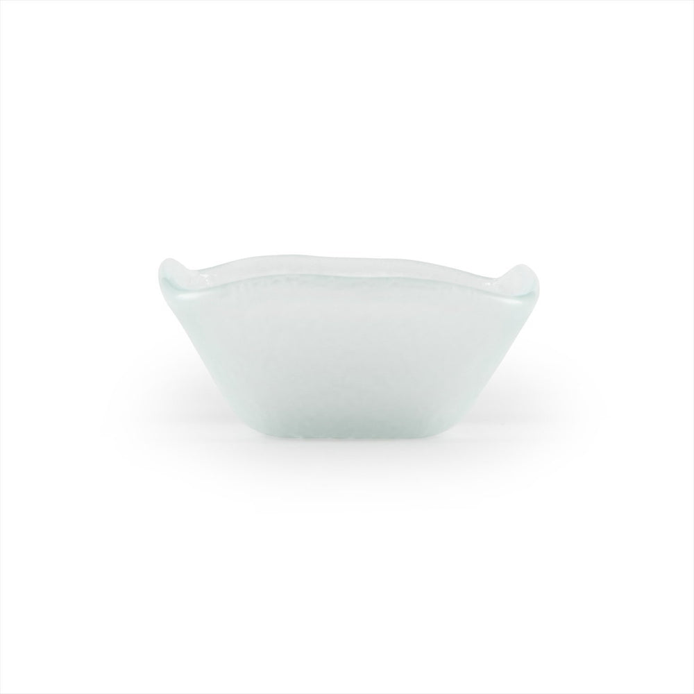 Turgla Fusion Glass 2.25" x 2.25" x h:1.5" 2 oz. Square Frosted Glass Ramekin