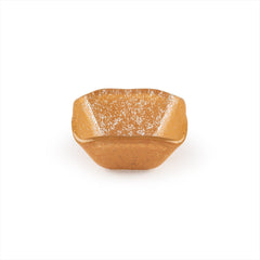 Turgla Fusion Glass 2.25" x 2.25" x h:1.5" 2 oz. Square Orange Glass Ramekin