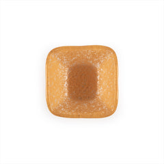 Turgla Fusion Glass 2.25" x 2.25" x h:1.5" 2 oz. Square Orange Glass Ramekin