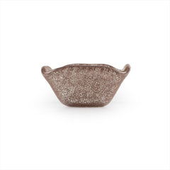 Turgla Fusion Glass 2.25" x 2.25" x h:1.5" 2 oz. Square Pink Purple Glass Ramekin