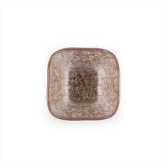 Turgla Fusion Glass 2.25" x 2.25" x h:1.5" 2 oz. Square Pink Purple Glass Ramekin